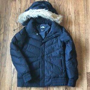 The North Face down jacket with removable fur hood